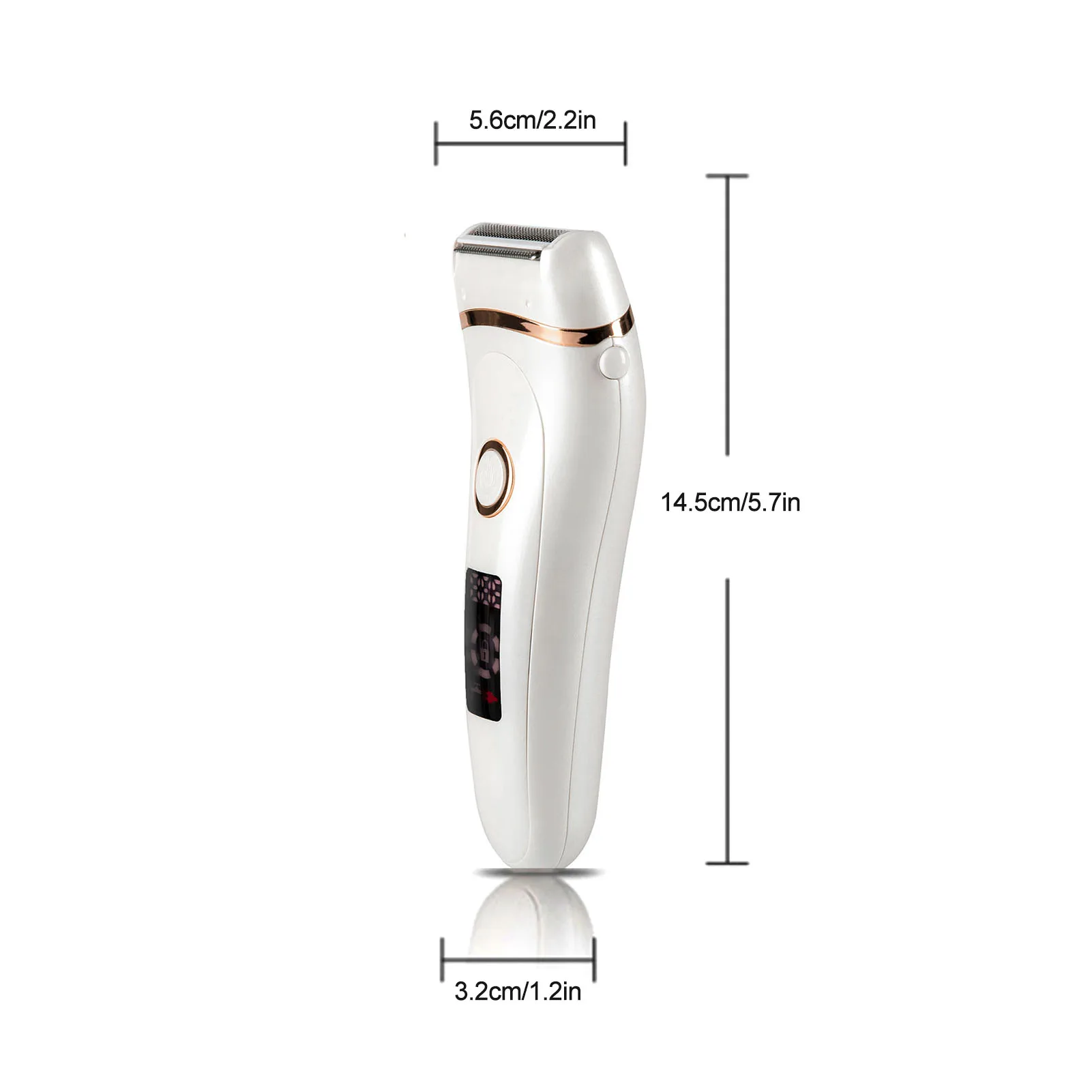 Afeitadora eléctrica 3 en 1 para mujer, máquina de afeitar sin cable, inalámbrica, impermeable y sin dolor