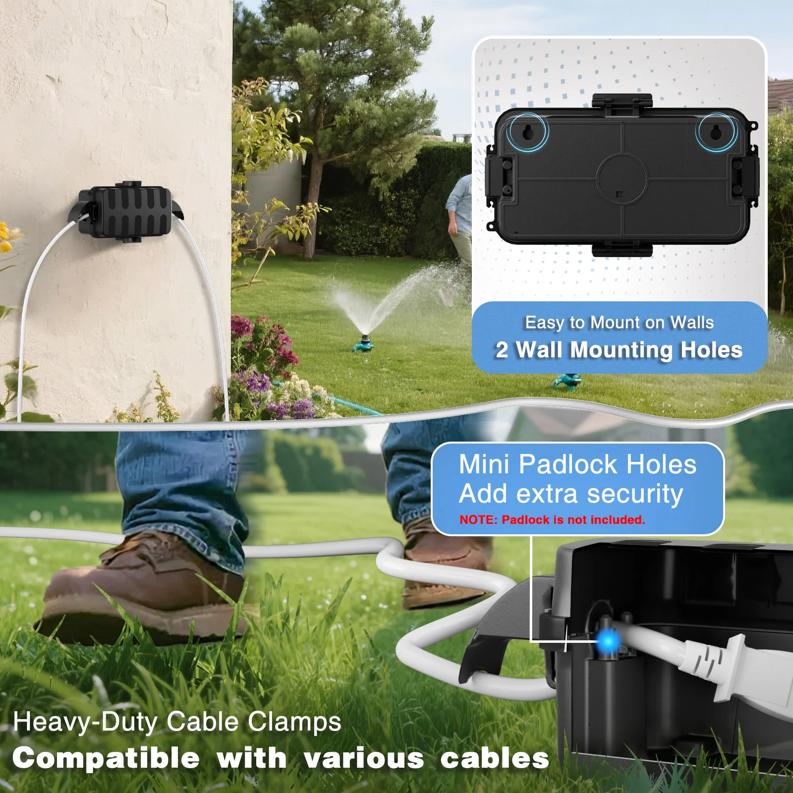 صندوق كهربائي خارجي صغير (مقاس - مراجعة Outdoor Power With Timer وسعره