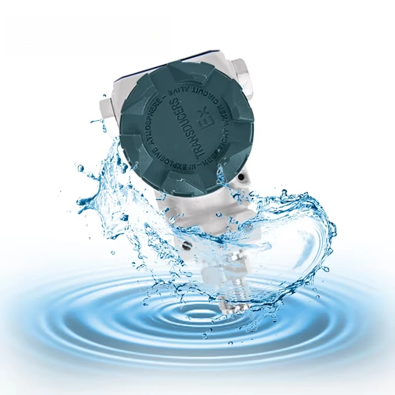 Digital Display 4-20mA Explosion-proof Pressure Transmitter 0.5%FS Accuracy 304 Stainless Steel IP65