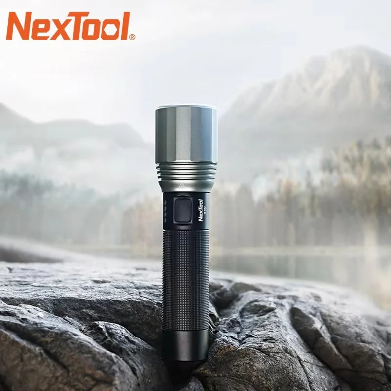 nextool-強力な光懐中電灯-t10-充電式-led-懐中電灯-2000lm-7-モード-2600mah-バッテリー-220-メートルトーチ防水キャンプ用
