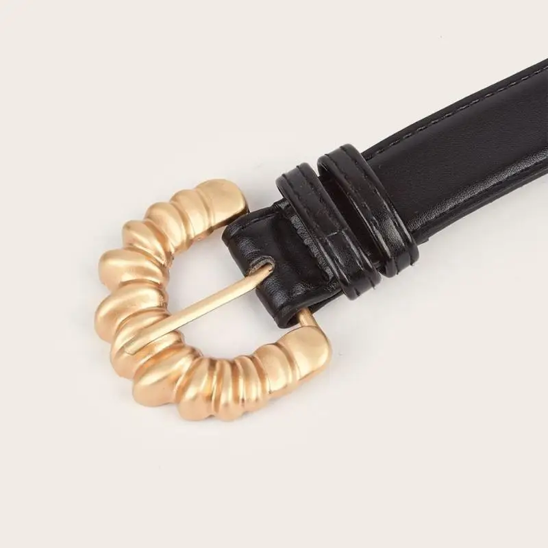 

39BB Girls Thin Belt Women PU Waistband Simple Waistbelt Clothing Decorative Belt