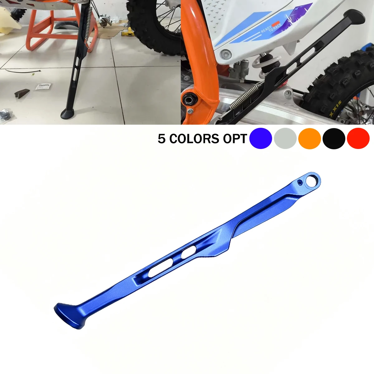 Motorcycles Accessories CNC Aluminum Kickstand Side Center Stand For Husqvarna 125 250 350 450 501 FX TX TE FE 2014-2024