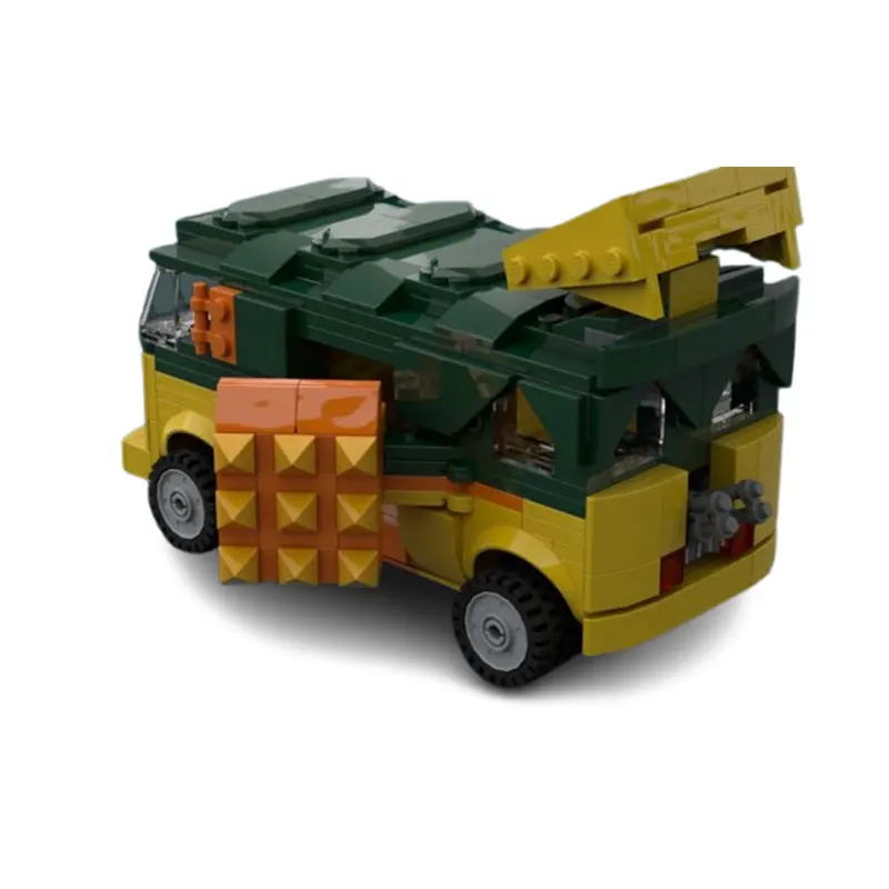 Spot Small Particle Assembled Building Blocks MOC-124936 442pcs Car Construction Toy Stereoscopic Model Gift Puzzle Ornament