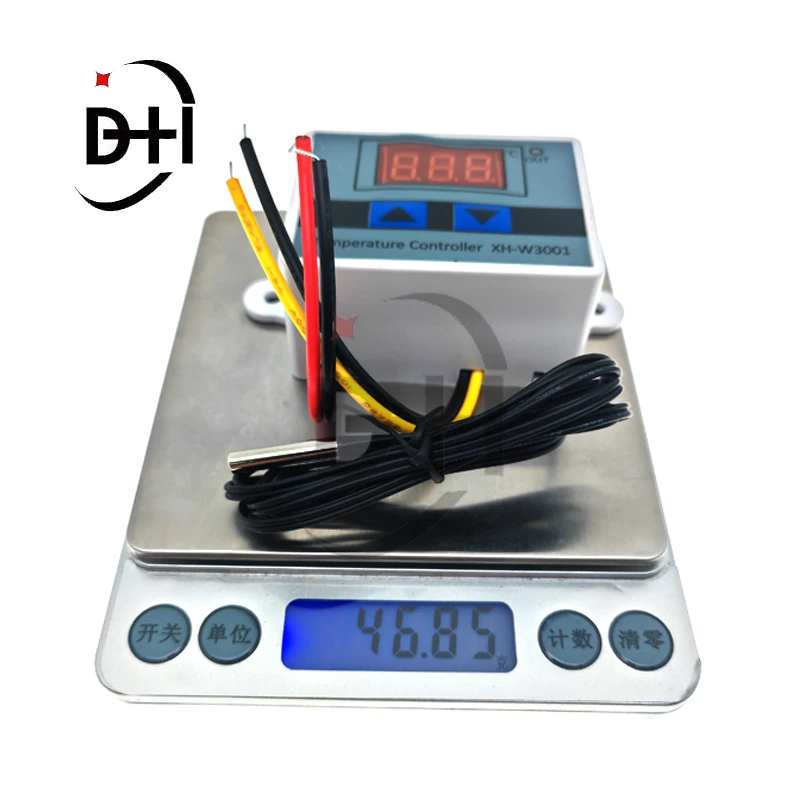 12V/ 24V/ 110V /220V W3001 Digital LED Temperature Controller 10A Thermostat Control Switch Probe XH-W3001