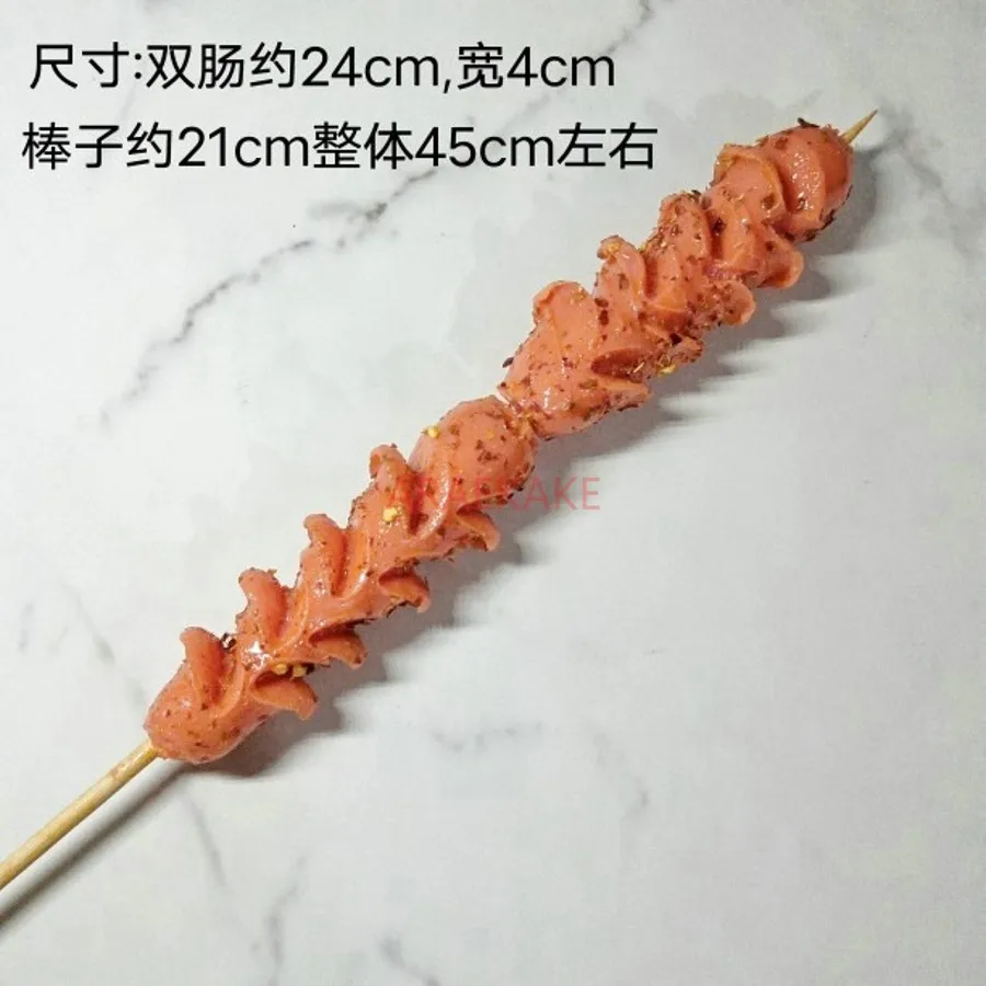 1pcs Barbecue Fake Roasted Sausage Food Model Kitchen Props Window Display Table Decoration