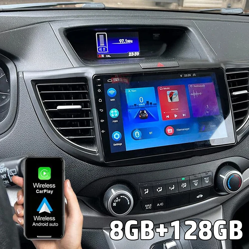 

Автомагнитола Android 15 с Carplay для Honda CRV CR-V 4 RM RE 2012-2016: навигация GPS, мультимедиа, видеоплеер, стерео, Wi-Fi+4G