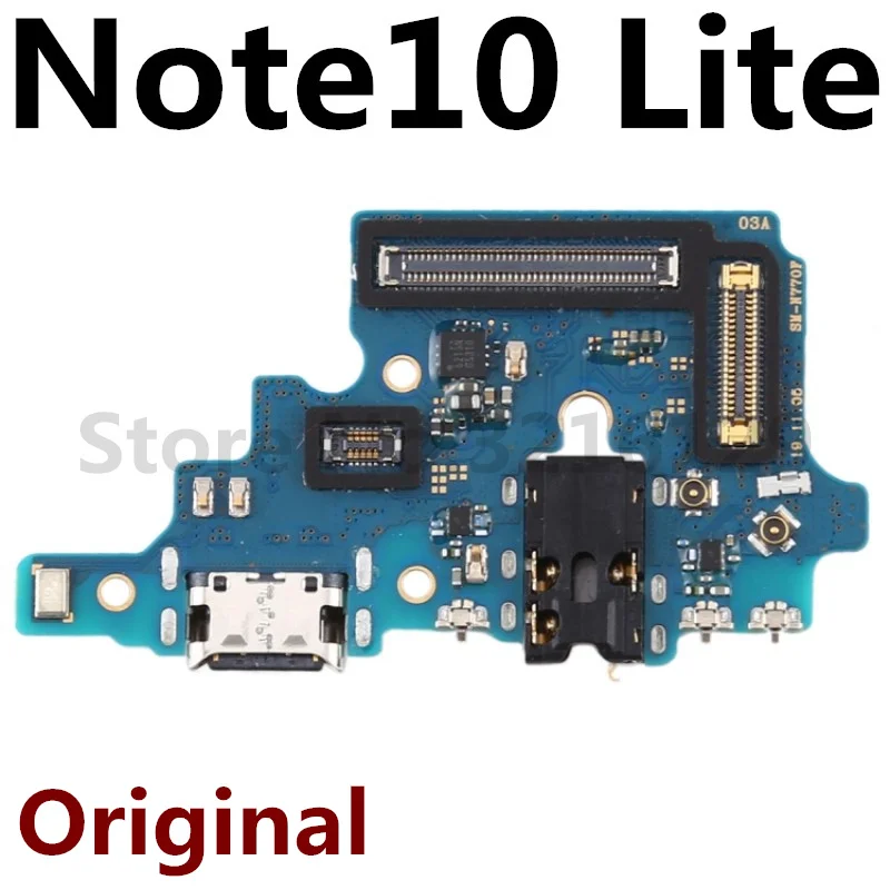 For Samsung Note10 Note 10 + Plus Lite 5G N970 N976 USB Charger Charging Port Dock Connector Main Motherboard Board Flex Cable