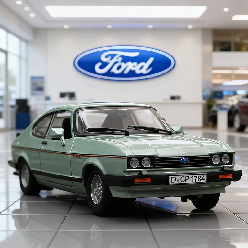 Bburago 1:24 Ford Capri 1982 Model Samochodu z Odlewu Stopu, Pojazdy Zabawki, Model Samochodu, Miniaturowy Model Samochodu dla Dzieci
