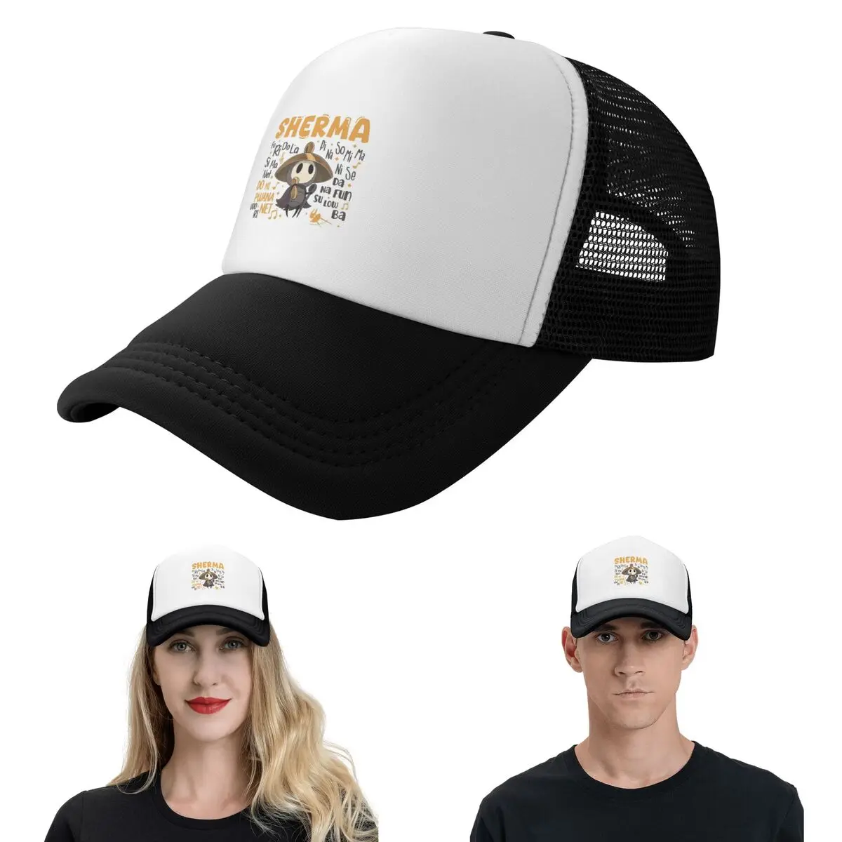 Sherma Hollow Knight Song Silk Song Funny Video Game 2 Cap Casual Mesh Baseball Caps Adjustable Hat Hip Hop Summer