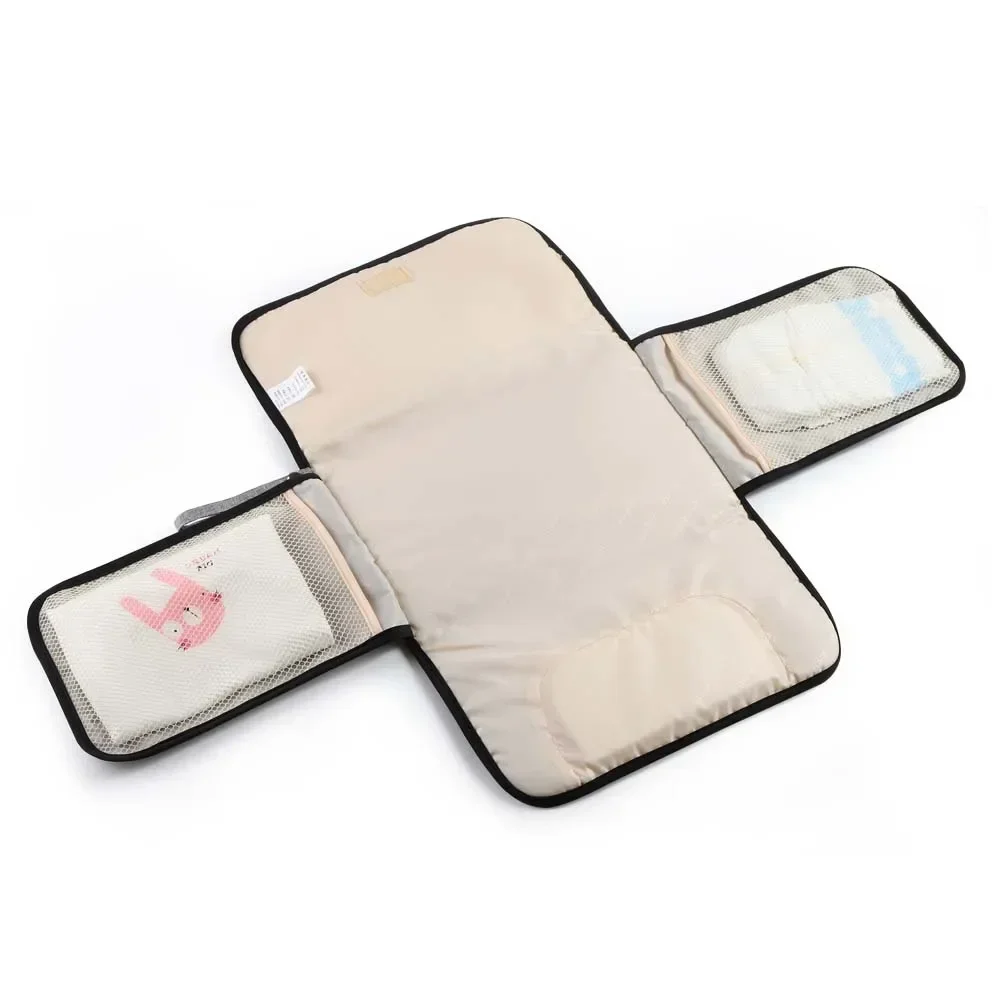 0-6m 7-12m Portable Multifunction Foldable Waterproof Changing Pad Newborn Baby Diaper Changing Mat Changing Pads