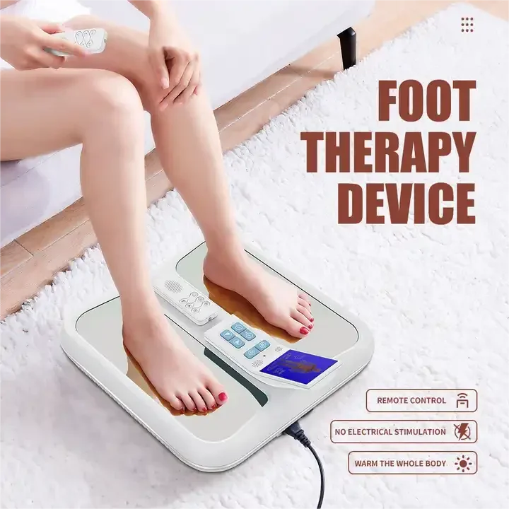 YUNYI Ems Acupoints Stimulator Vibrating Electric Foot Massage Hold Blood Circulation Machine For Therapeutic Massages