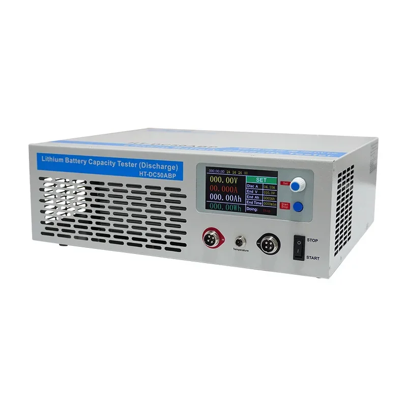 Battery Capacity Tester Discharge Machine 5 to 120V Lithium Ion Nimh Battery Analyzer Electric Car Battery Discharge Tester