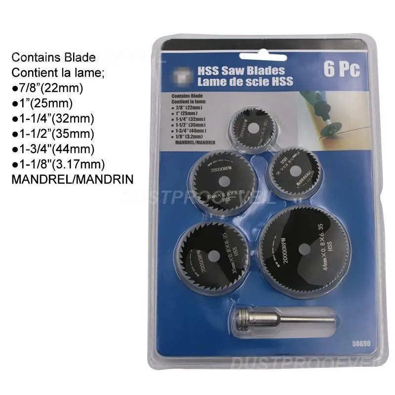 1~10PCS Multi-function Power Tool HSS Mini Circular Saw Blade For For Dremel Rotary Tool Wood Cutting Discs Drill Mandrel