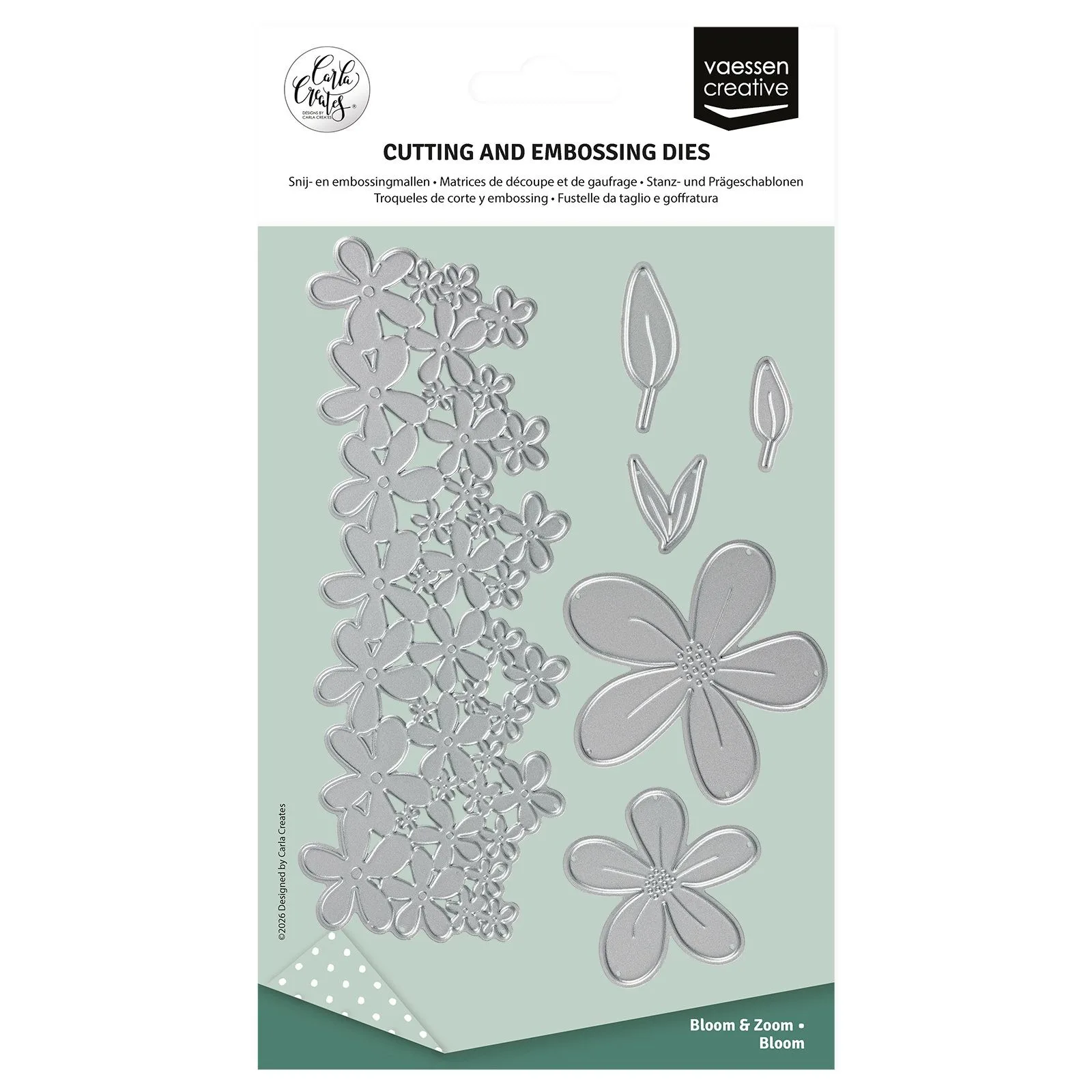 Snijmallen Garden door Carla Creates 2025 Nieuwe Metalen Stansmessen Craft Embossing Maken Papier Wenskaart Maken Sjabloon DIY