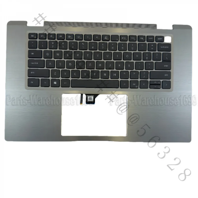 New 05KHD0 C Shell Palmrest Upper Case US QWERTY Keyboard Assembly For Dell Latitude 7530 Business Laptop Replacement Top Housin