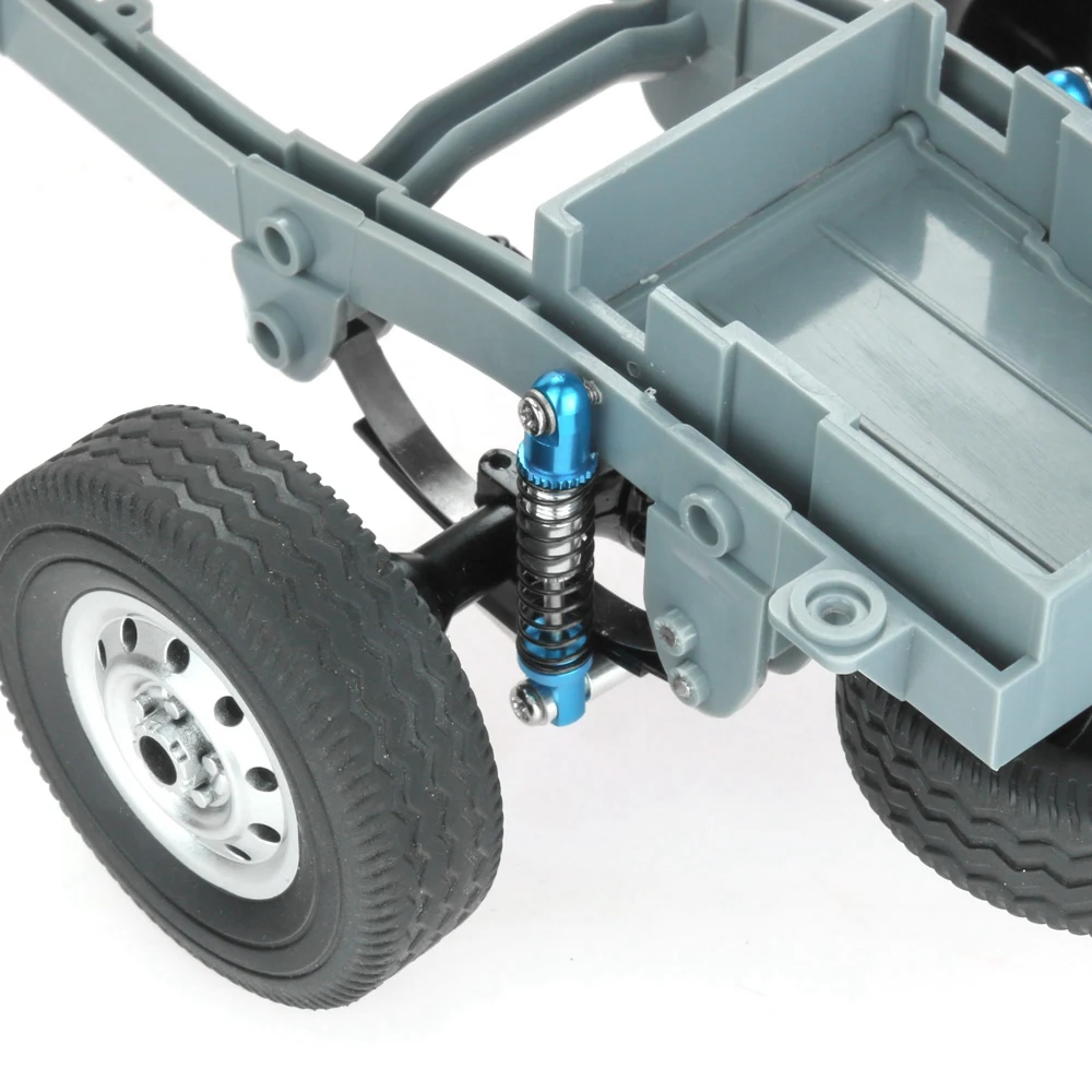 ممتاز لـ WPL D12 D42 1/10 RC سيارة معدنية مانع الصدمات الخلفي المثبط مع جبل مقعد ثابت ترقيات أجزاء الملحقات