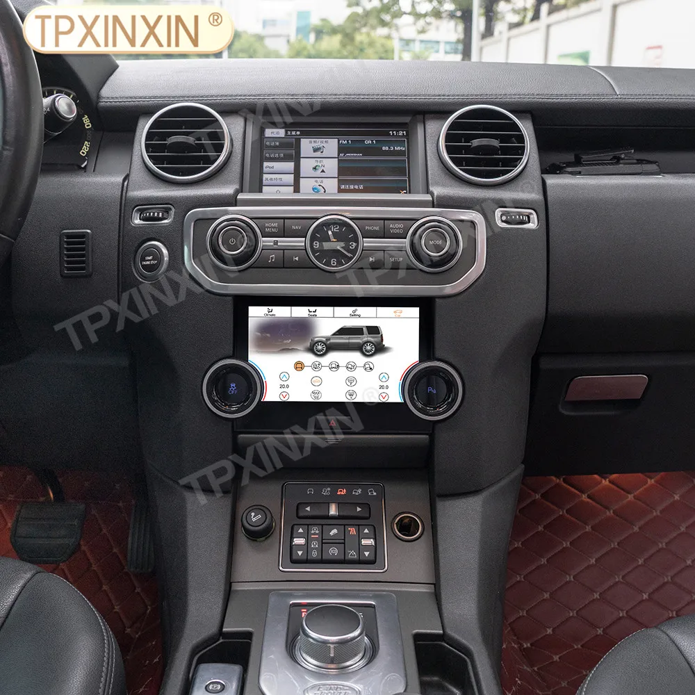For Land Rover Discovery 4 AC Panel Air Conditioning Climate Board Voice Control Touch Climate Control Screen