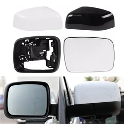 Auto Rearview MIrror Cover Frame Heated Glass Lens For Land Rover Discovery 4 Range Rover Sport 2010-2013 Freelander 2 2010-2015