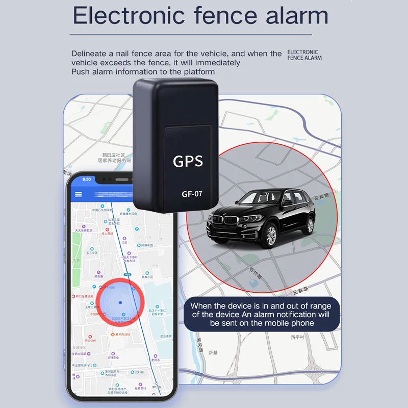 Mini GF-07 GPS Long Standby Magnetic Tracker Locator Device Voice Recorder For Vehicle/Person Locator System Pets Anti-lost