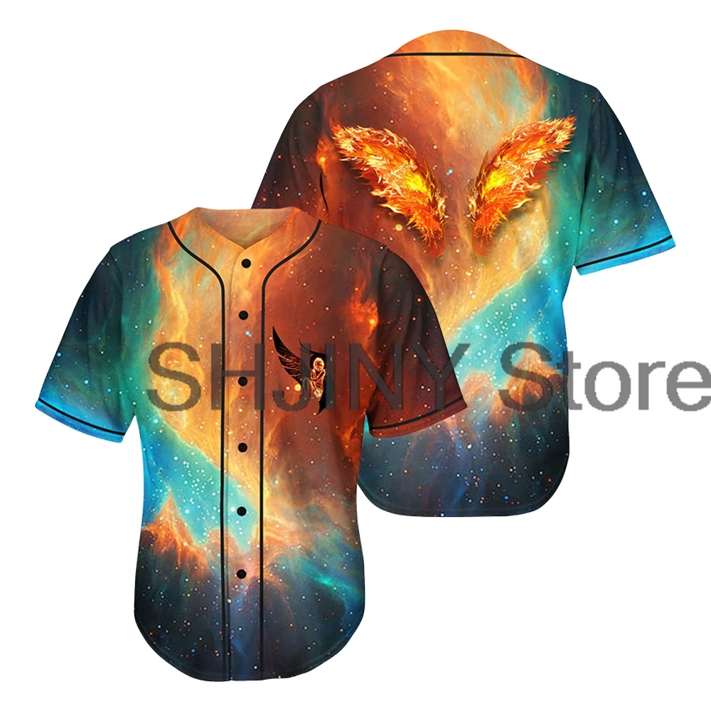 Illenium Fire Rave Baseball Jersey EDM Festivals 2024 Merch Short Sleeve Shirts Women Men Streetwear Tops