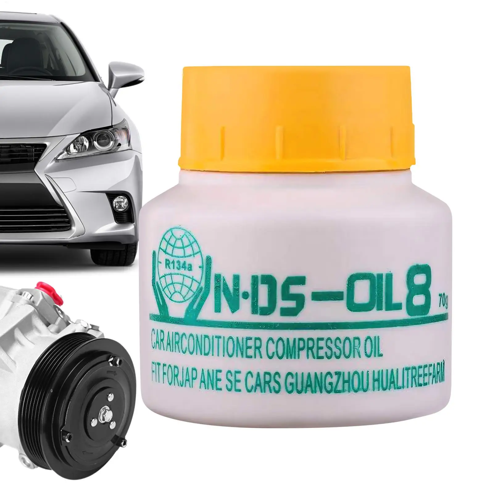 Car A/C Refrigeration Oil Compressor Lubricant Refrigeration Oil Wear Resistant Lubrication Reduce Noise Rapid Cooling