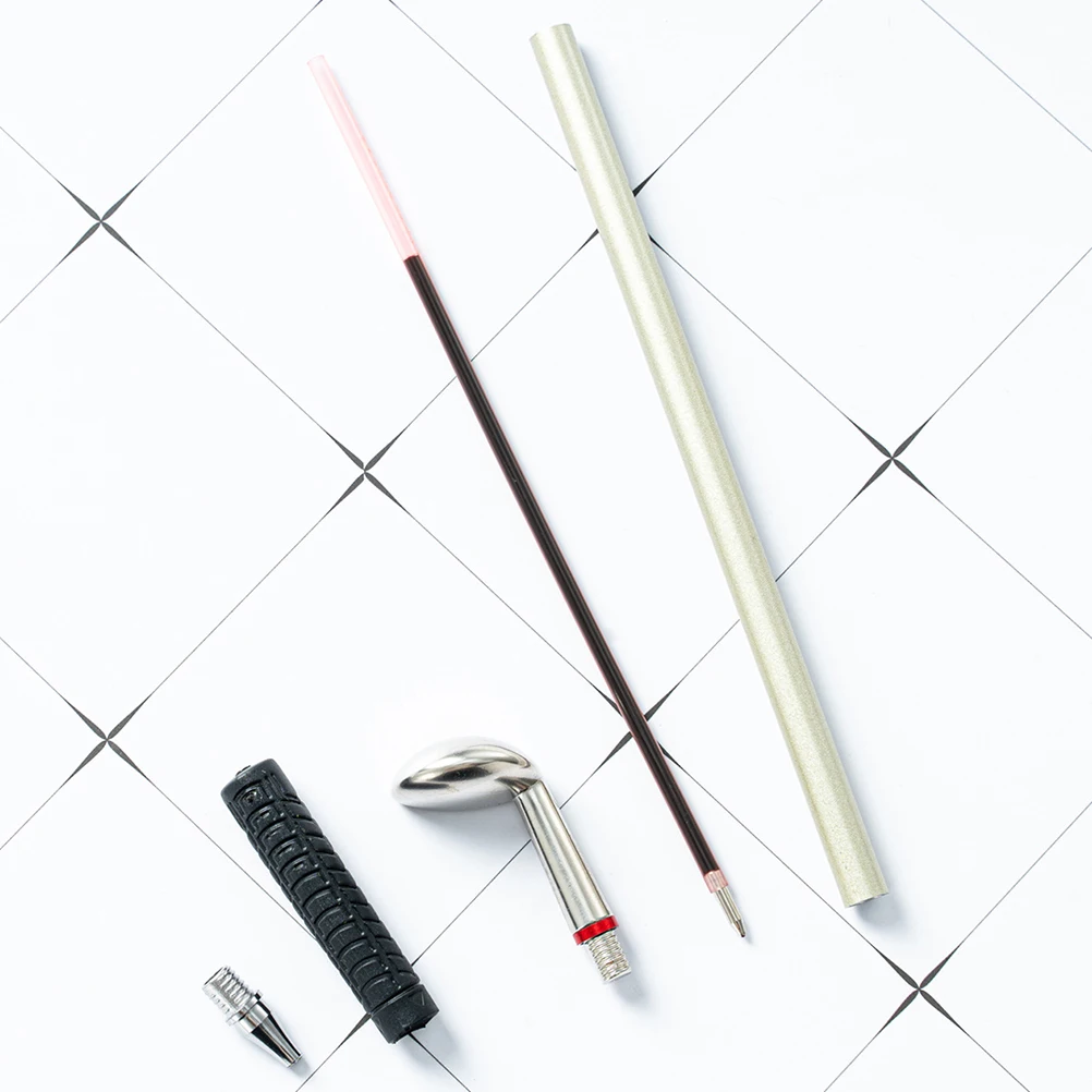 1Set Golfing Club Kit Fun Golf Training Set Decorative Pen Compact Size Easy to Hold Golfs Pen Gift Box for Daily Use