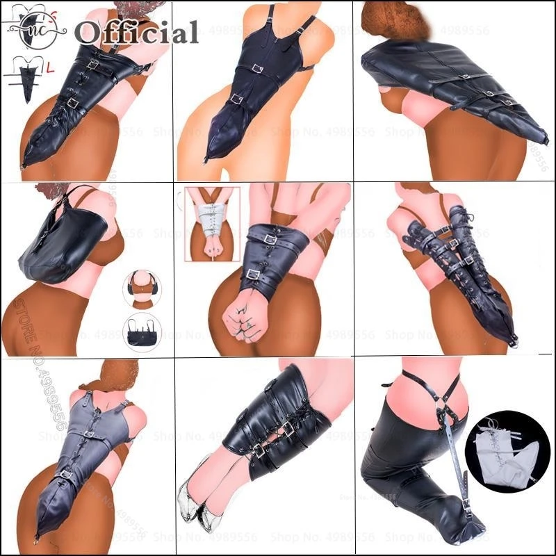 BDSM Bondage Sex Toys para Casais, Kit de Restrição, Acessórios Sexuais, Algemas e Algemas, Esposas Sexy, Resistente, Chicote, Algemas, Sex Shop, 2024