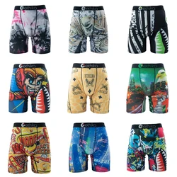 ETHIKA Men Underwear Boxers 1Pcs Sexy Breathable Mesh Crotch Man Swimming Underpants Plus Size Mens Panties Men's Boxers Briefs