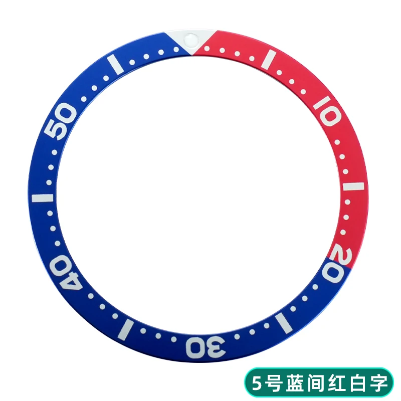 SKX007 Bezel Insert 38mm Aluminium Ring seiko Sport 5 SKX flat bezel SRPD Man Watch Cases Turtle Replace Parts,Size 38mm*31.5mm view 5
