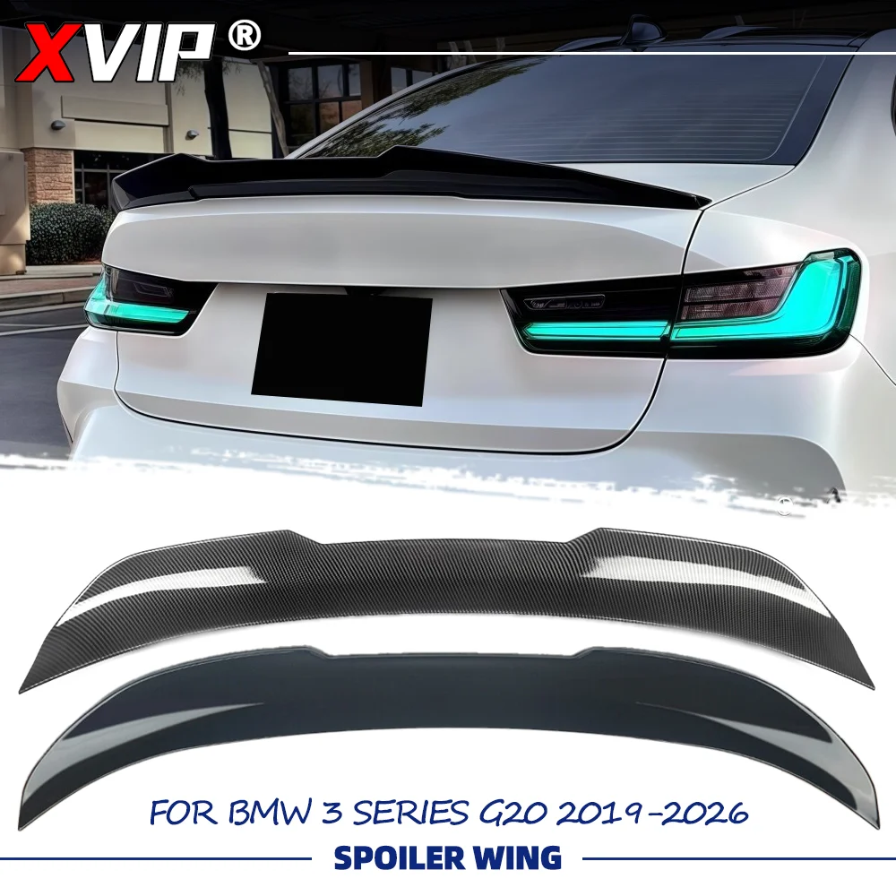 

Задний спойлер XVIP PSM-стиль, глянцевый черный, под карбон, для BMW 3 серии G20 (2019-2026), 4-дверный седан G80 M3