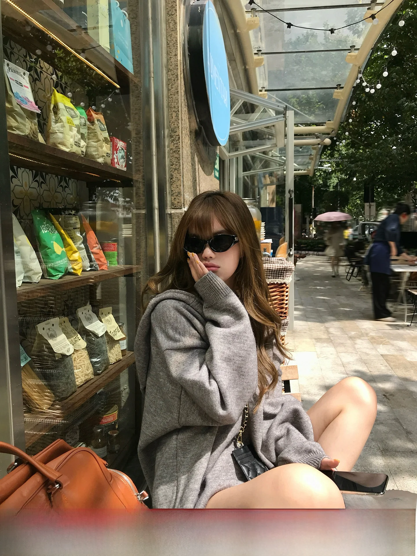 

Anneop ey Hooded Knitted Set Women's Autumn Winter Sweater Coat ort Pants Two Piece Set Casual Loose Fit Adult Faion