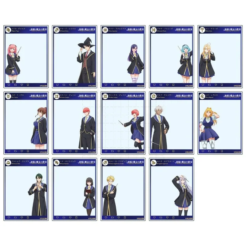 Spica Virgo Claude Sirius Aria Aquarius Cute Acrylic Standee Card Keychain Anime Merchandise Toy Gift D