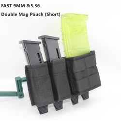 Portacargadores MOLLE Negro para chaleco FAST, sistema colgante