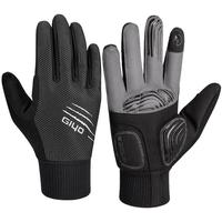 Unisex Winter Cycling Gloves Touchscreen Anti-Slip Palm Windproof Gloves Breathable Biking Gloves Touch Screens Fingers Warm