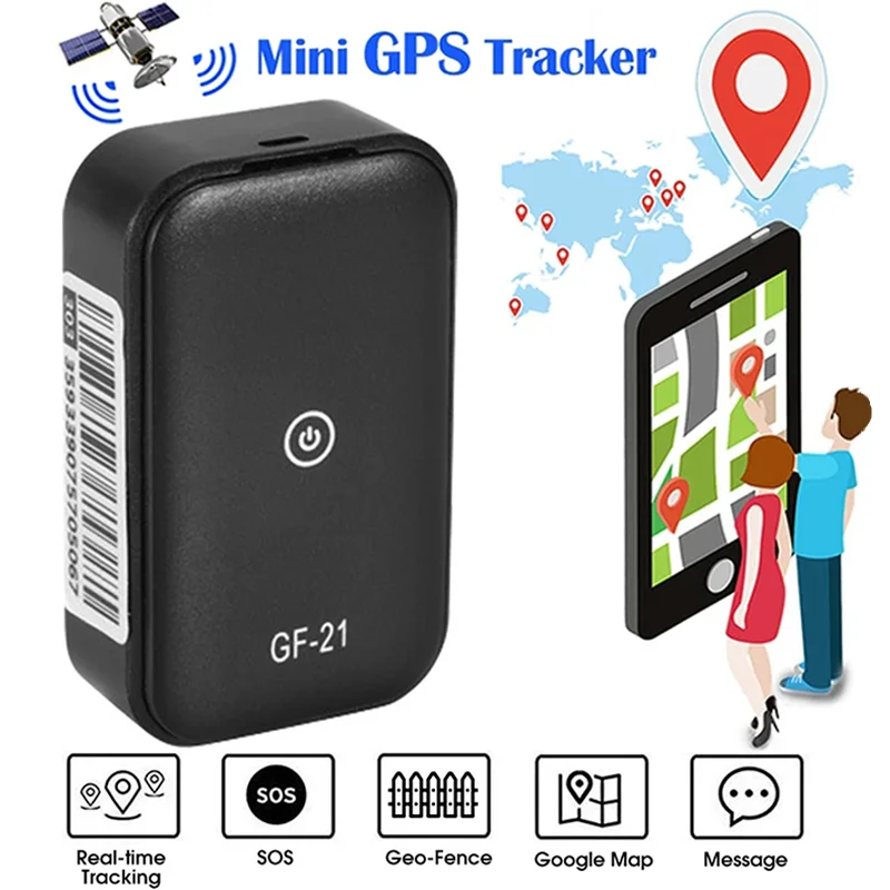 GF21 GF09 GF07 Mini Car GPS Tracker Vehicle GPS Locator Kids Anti-Lost Recording Listening Smart Tracking Device Auto Parts