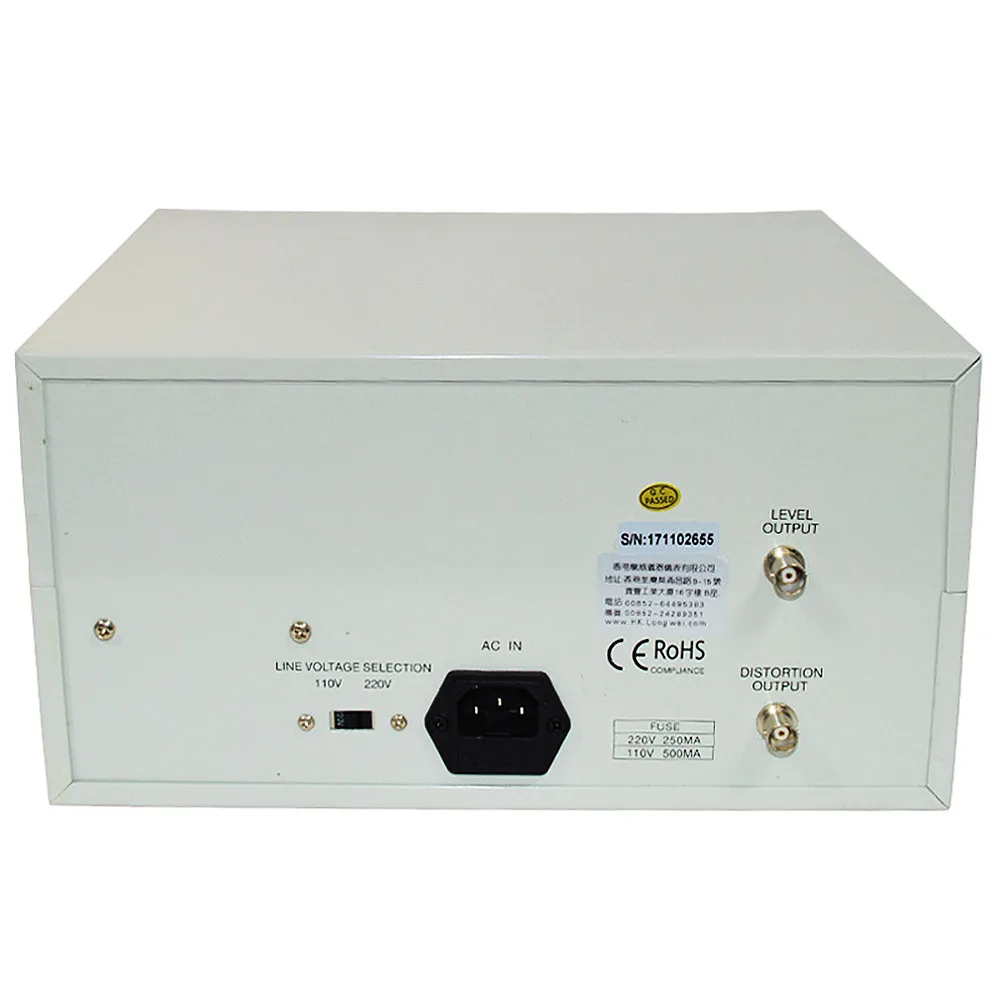 Imagem -06 - Áudio Automático Distortion Meter Testador de Nível Elétrico Sinal de Detecção Waveform Purity Tester Tdm1911 0130 100v 100v