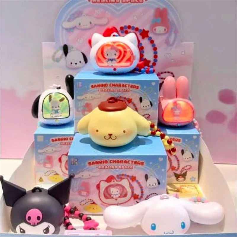 TOPTOY Sanrio Family Healing Space Series: Сюрприз-бокс с подвеской для телефона, модная игрушка, загадочные фигурки, декоративный кулон, изысканный подарок