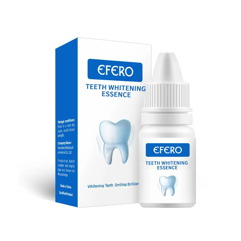 10ml soro de clareamento dos dentes gel dental higiene oral limpeza essência dental placa cuidados manchas remover dentes eficaz dente e7s1