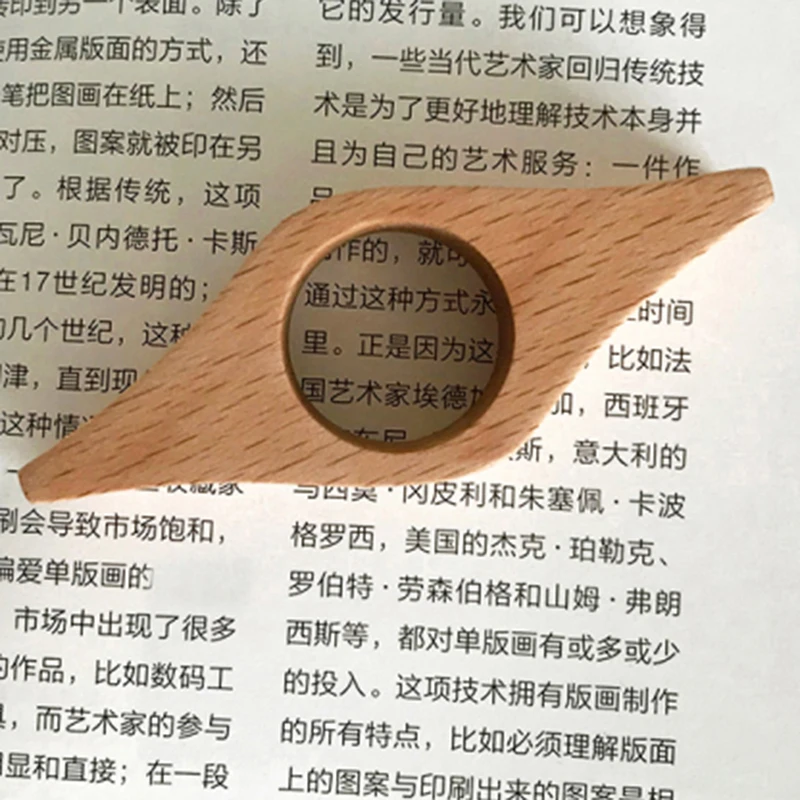 Wooden Book Page Holder Thumb Ring Bookmark Finger Book Holder Book Accessories For Single Hand Holding & Reading In Bed