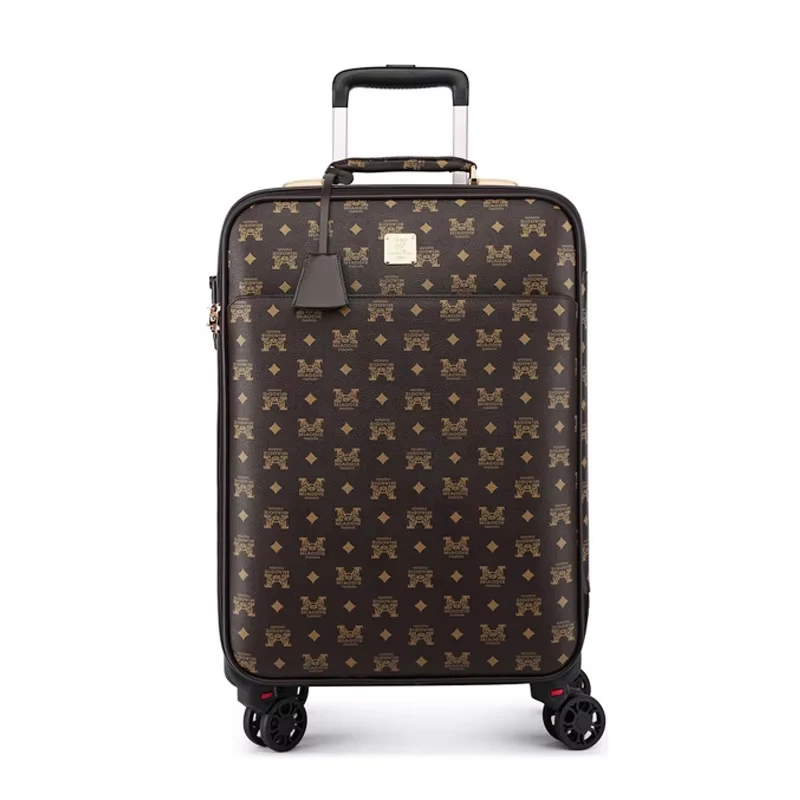 New 16 18 20 24 inch Retro koffer Rolling Suitcases Women Carry-Ons Travel Bags Men spinner brand Trolley Luggage boarding box