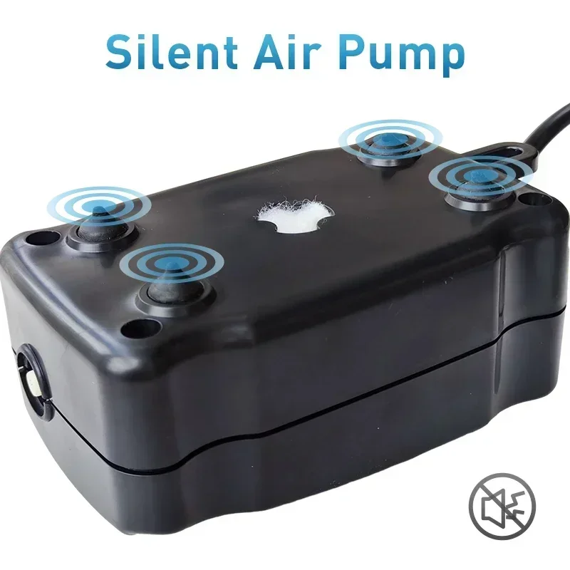5W Aquarium Silent Air Pump 220V-240V 110V Fish Tank Quiet Oxygen Pump  Accessories Bubble Pump Air Stone Aquarium Air Compressor - AliExpress 15
