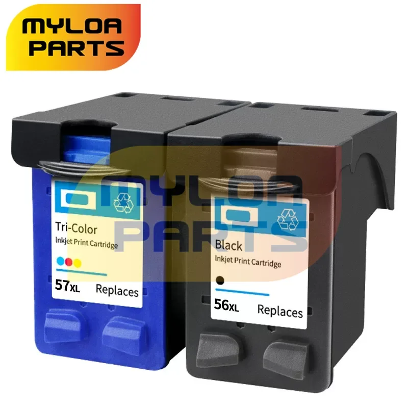 Tatrix 56 57 56XL 57XL Premium Remanufactured Color Inkjet Ink Cartridge as for HP HP 4110/4255/4256/5510/5608/5609 5679  Printe