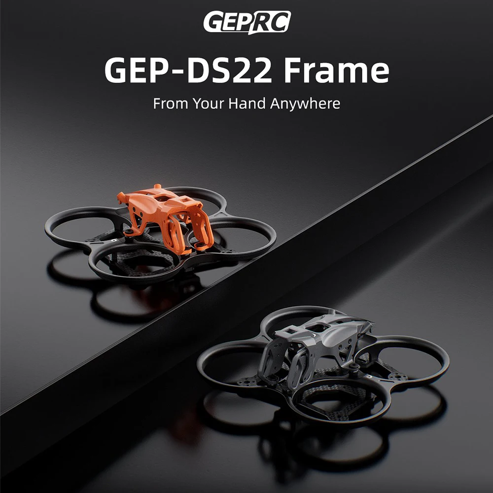 

GEPRC DarkStar22 Frame FPV Drone, оригинальные сменные аксессуары для сборки с защитой пропеллера/навесом/креплением VTX/винтом