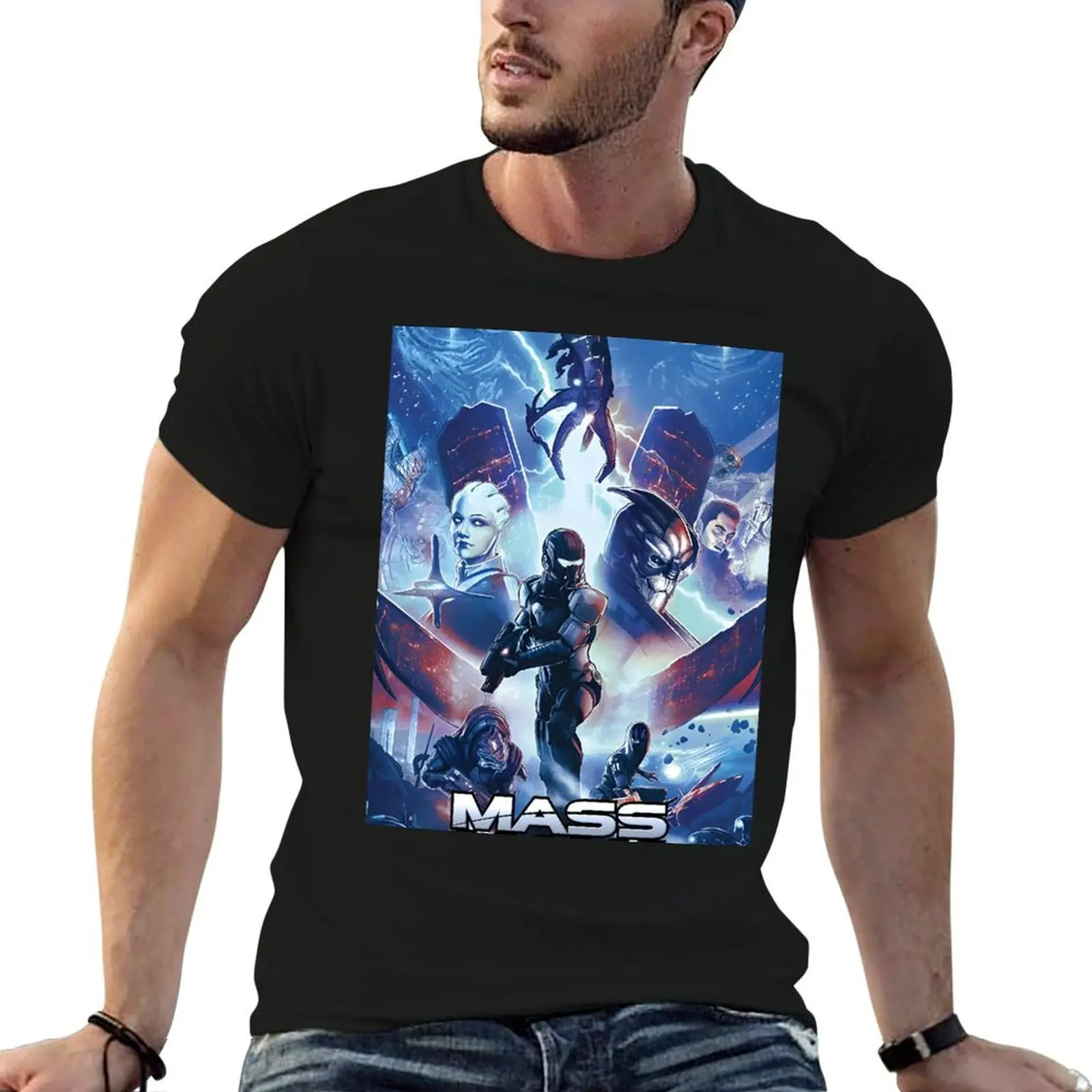

Mass Effect 1 Legendary T-Shirt man t shirt luxury man t shirt cotton t shirts for man pack white T-Shirt