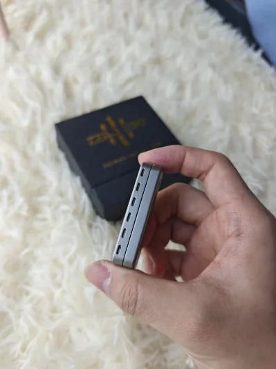 Tuning Fork MOT Wind Spirit Nine-Colored Deer Crisp Ding Push Slider EDC Fidget Spinner Stress Relief Toy