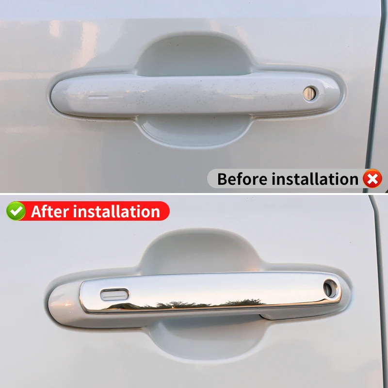 لكزس GX550 GX550h 2024 2025 مقابض الأبواب الخارجية الديكور كروم الترتر ، gx 550 ترقية الملحقات تعديل ضبط