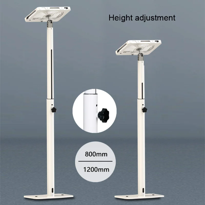 Metal Floor Stand Holder Mount Compatible For iPad And Tablet