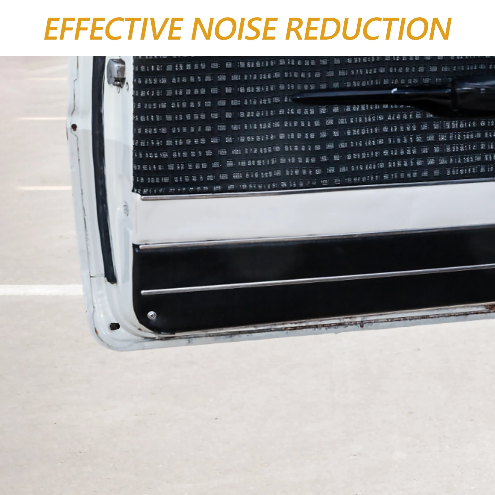 

20pcs Shock Absorbing Rubber Pads Car Door Noise Reduction Wear Resistant Universal Fit for Cars Black Bumper Accessories