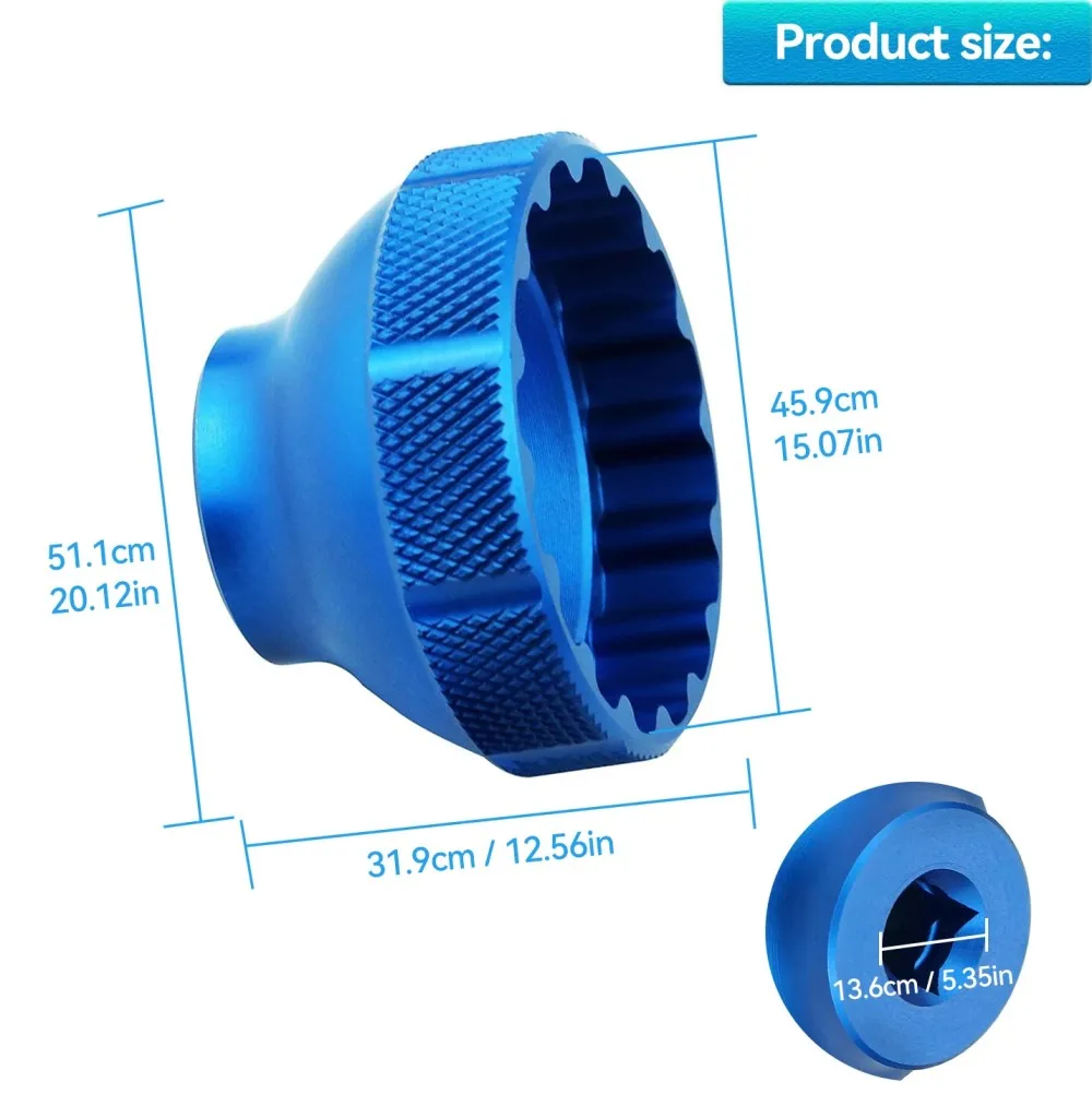 16-Notch Bottom Bracket Removal Tool BBT-69.2 Compatible with Shimano SRAM Chris King Bottom Support Tool