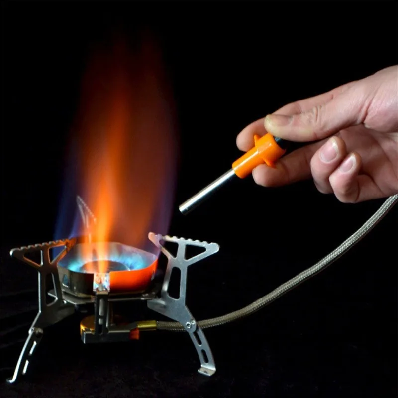 Outdoor Camping Stove Lgniter Stove Accessories Kitchen Household Mini Steel Electric Lighter Stainless BBQ Piezo Igniter